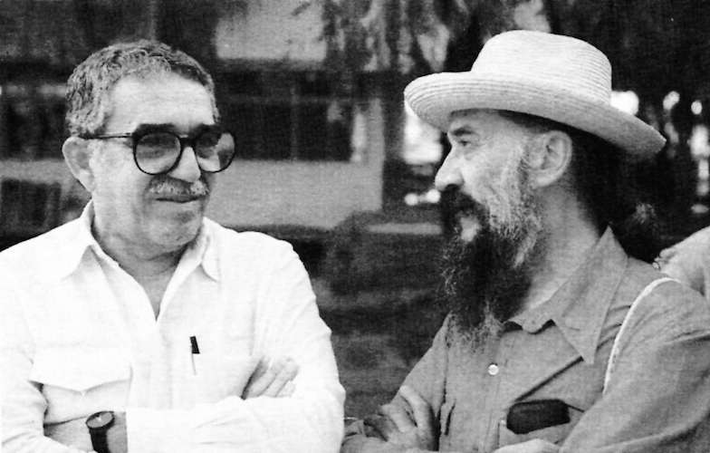 Gabriel García Márquez y Fernando Birri, una de las incontables veces que se vieron en la EICTV de San Antonio de los Baños, Cuba.